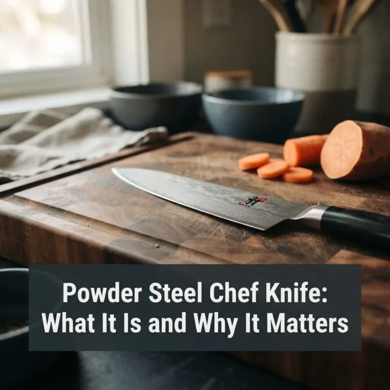 Powder Steel Chef Knife What It Is and Why It Matters