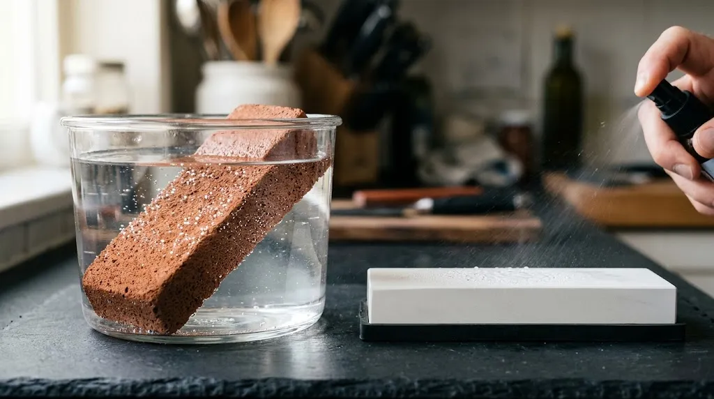 Soaking Stones vs. Splash-and-Go Stones