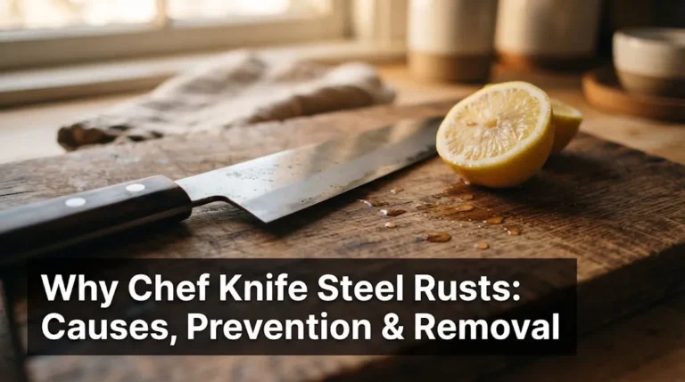 Why Chef Knife Steel Rusts
